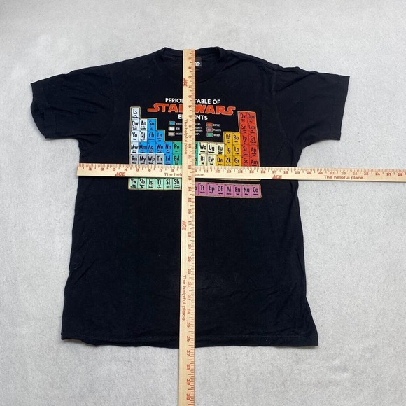 Periodic Table of Star Wars Graphic Tee Thrifted Vintage Style Size M - Picture 5 of 10
